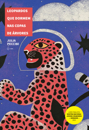 Leopardos que dormem nas copas de árvores