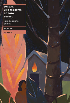 Loriane veio às costas do boto tucuxi.